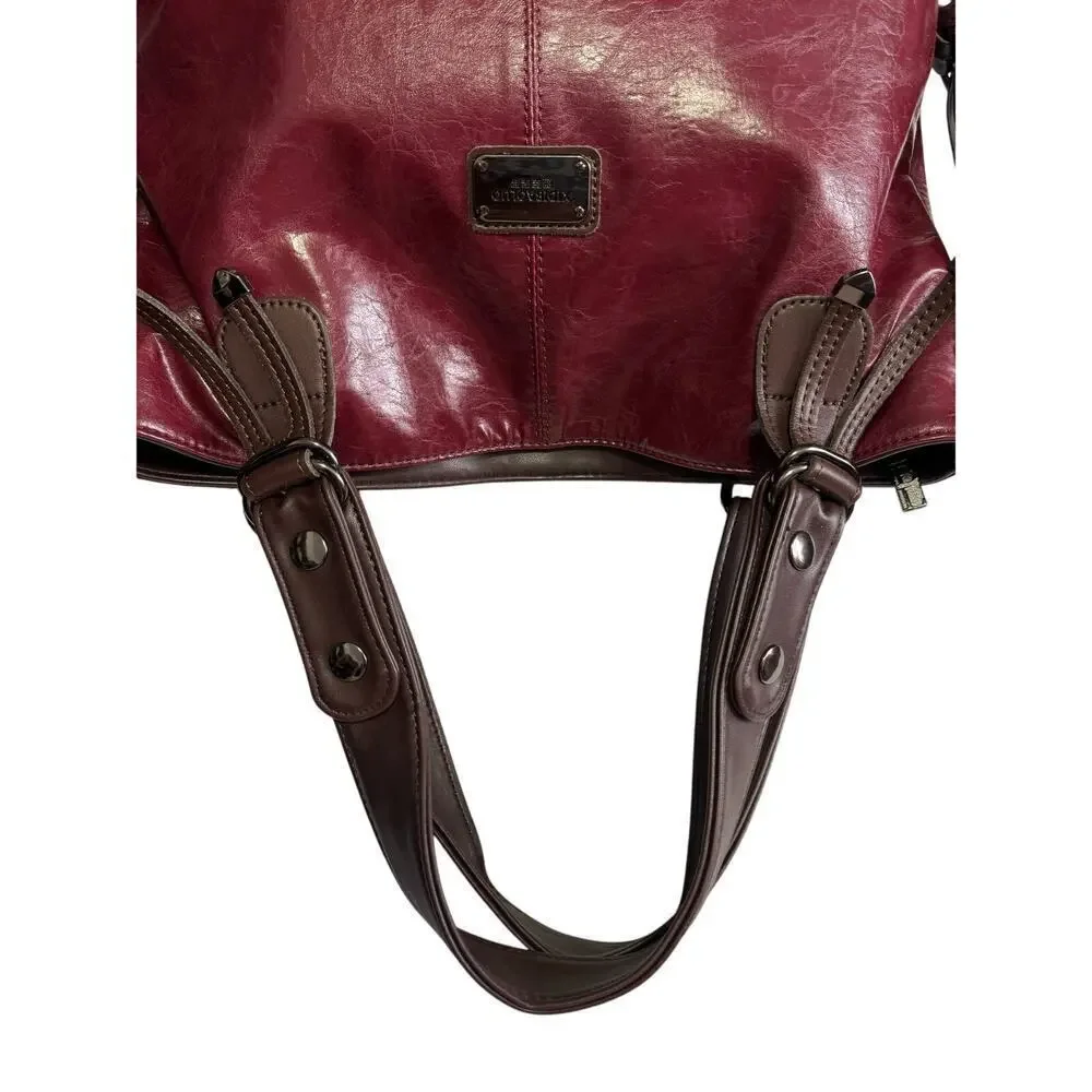 Xidibaola (XDBL) wine colored HOBO should bag an international company pebble